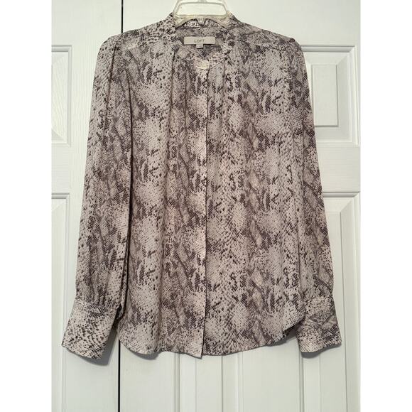 Ann Taylor Loft Women's Printed Tunic Blouse, Size S - Picture 1 of 8
